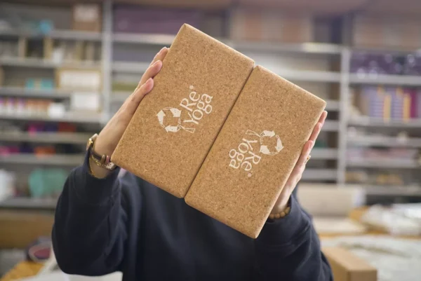 ReBlock | Duurzame Yogablok Kurk | Gerecycled Wijnkurken